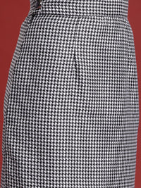 all about you Self Design Blazer with Skirt