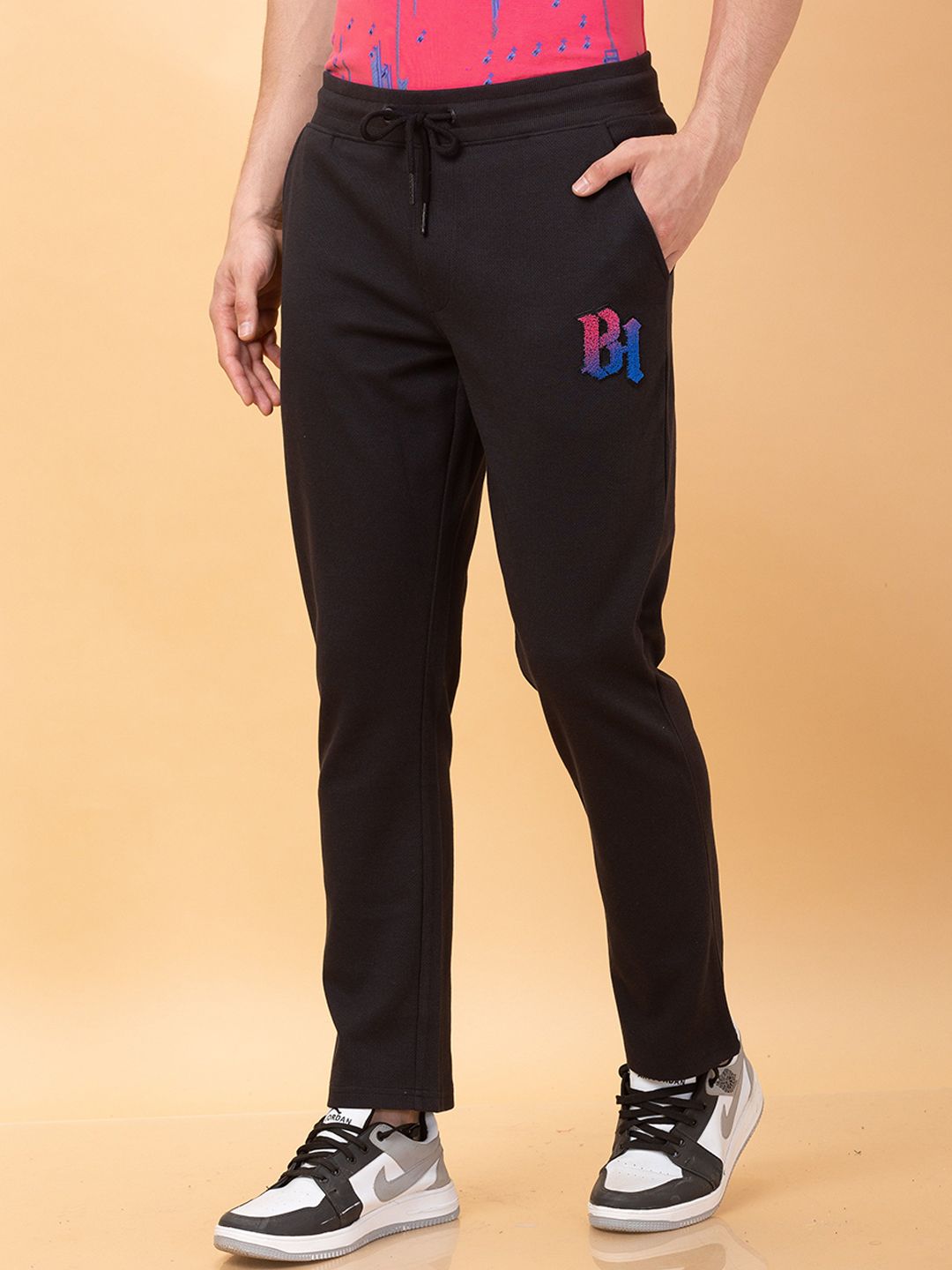 Being Human Men Mid Rise Track Pants