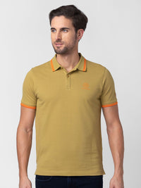 Being Human Polo Collar Pure Cotton T-shirt