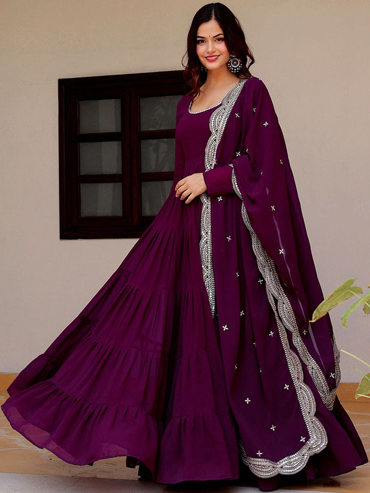 KALINI Women Regular Kurta with Trousers & With Dupatta