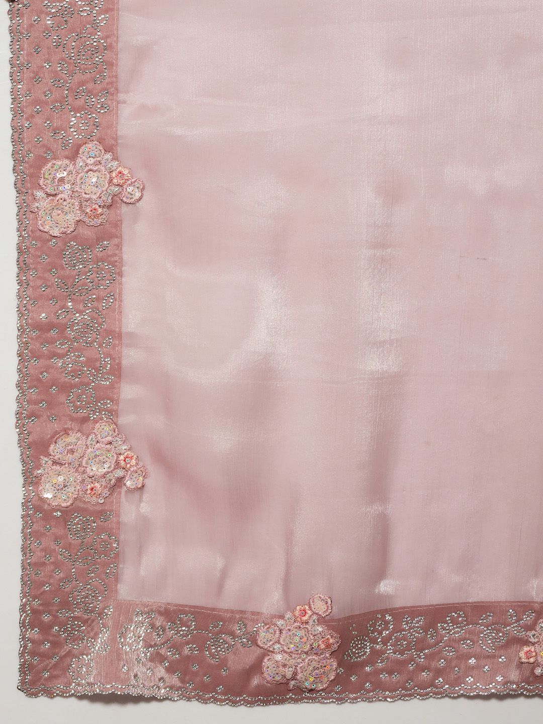 Saree mall Beads and Stones Organza Sarees
