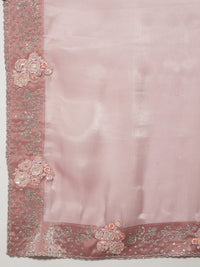 Saree mall Beads and Stones Organza Sarees