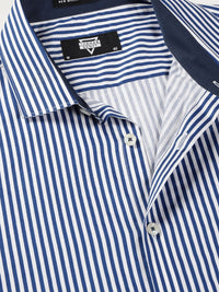 Thomas Scott Premium Striped Spread Collar Long Sleeves Formal Shirt