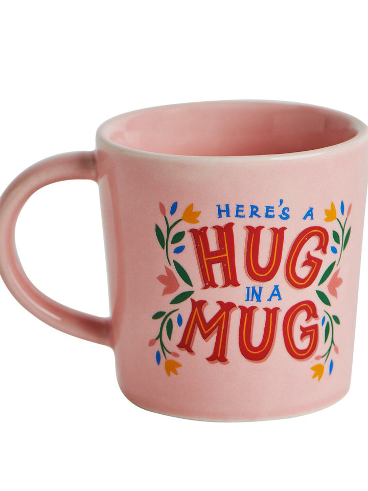 Chumbak Peach Printed Microwavable and Dishwasher Safe Ceramic Matte Mug 300ml