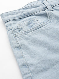 DressBerry Women Blue Flared High-Rise Stretchable Jeans