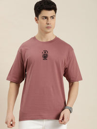 Difference of Opinion Men Graphic Embroidered Oversized T-shirt