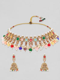 Rubans berbentuk emas berbilang warna CZ Studded Pearl Beaded Budak Barang Perhiasan