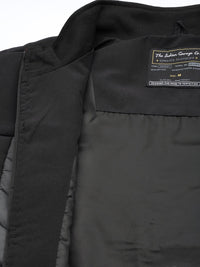 The Indian Garage Co Men Colourblock Zip-Front Bomber Jacket