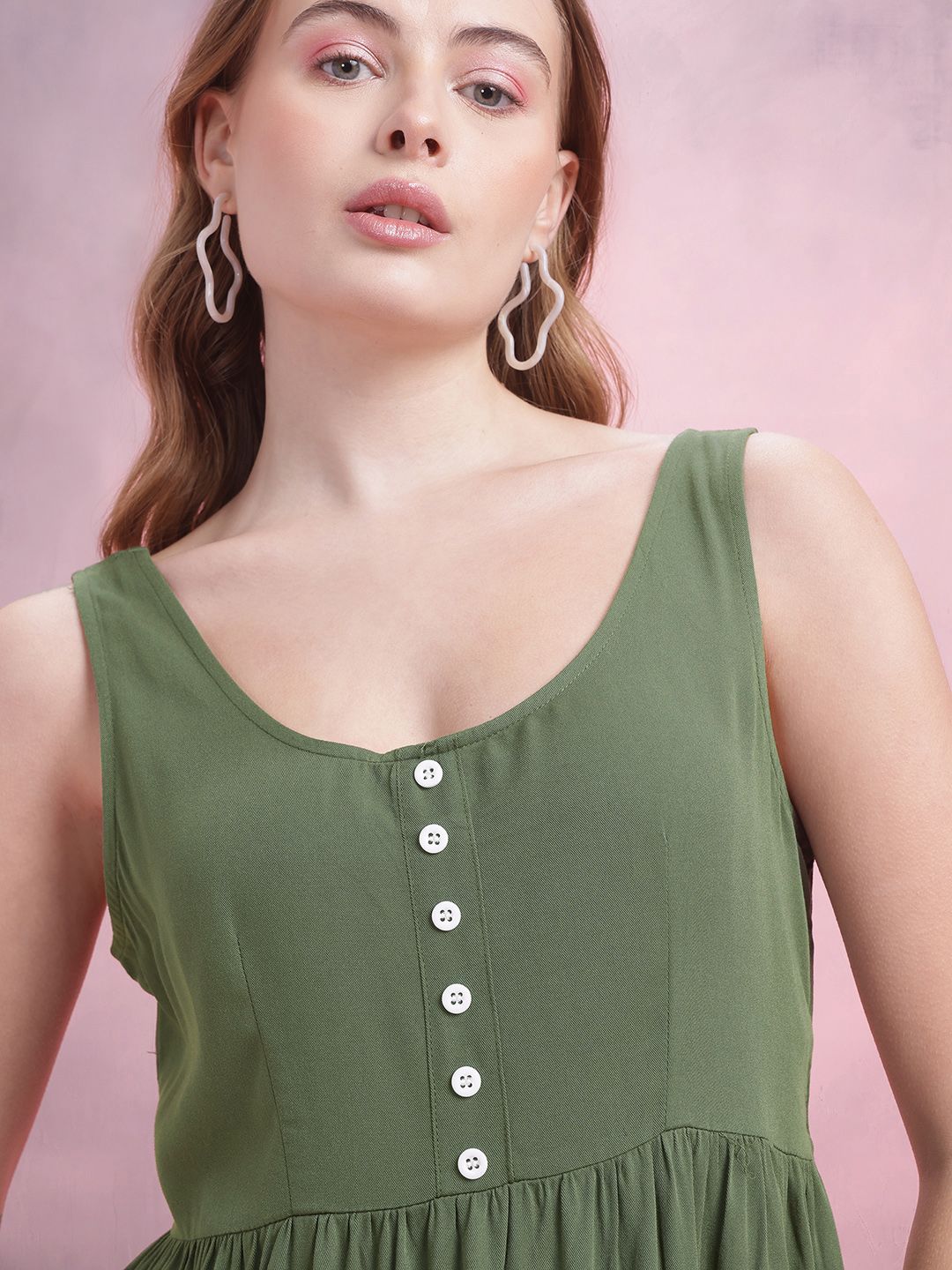 DressBerry Tiered A-Line Dress