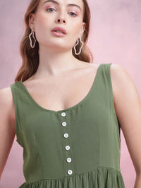 DressBerry Tiered A-Line Dress