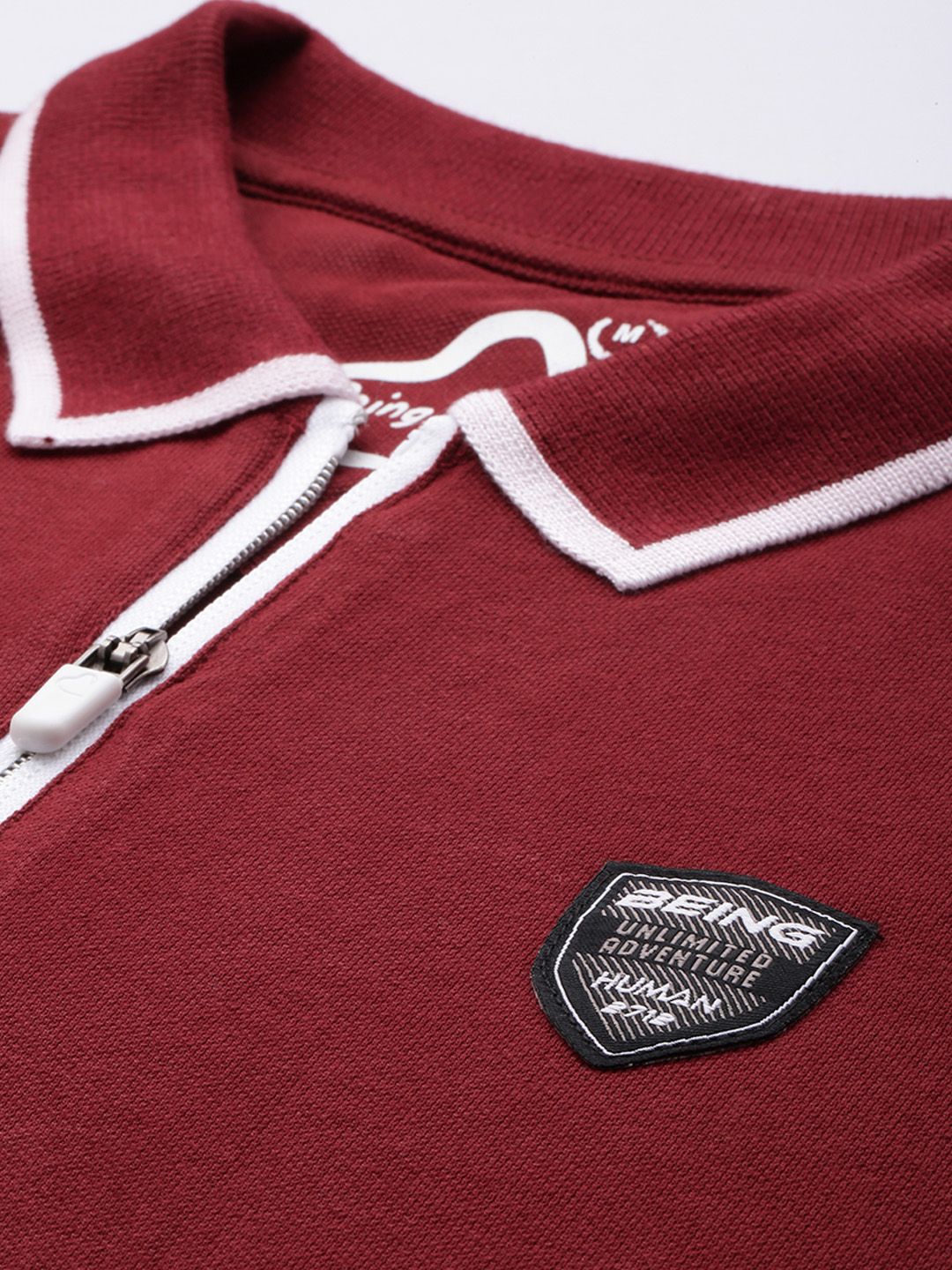 Being Human Pure Cotton Polo Collar Casual T-shirt