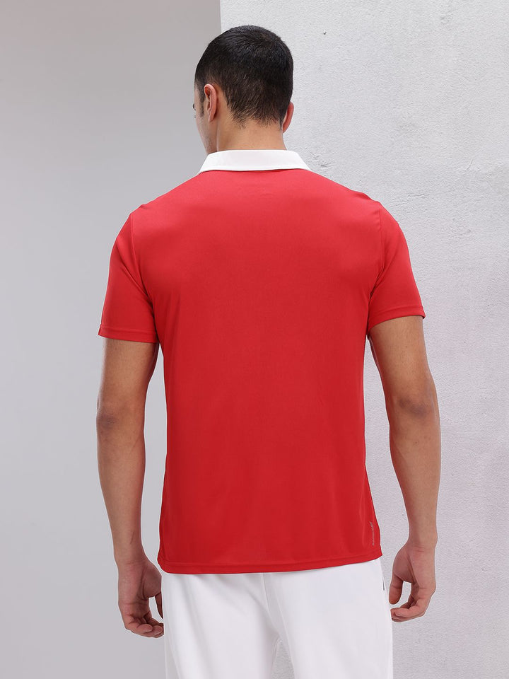 HRX by Hrithik Roshan Typography Printed Rapid-Dry Lifestyle Polo Collar T-shirt