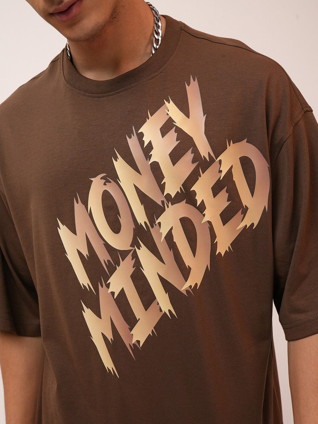 HIGHLANDER Typography Printed Oversized T-shirt