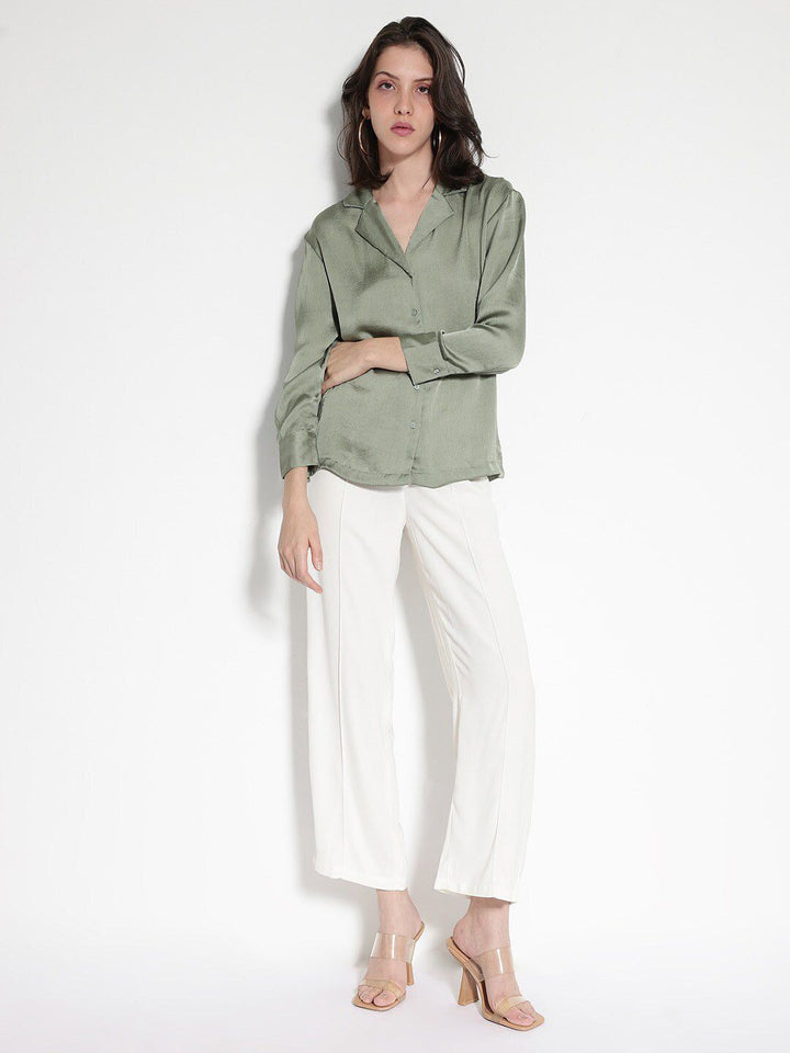 RAREISM Shirt Collar Cuffed Sleeves Regular Top
