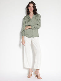 RAREISM Shirt Collar Cuffed Sleeves Regular Top