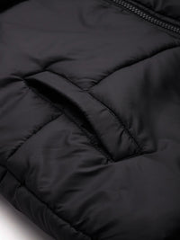all about you Faux-Fur Detail Padded Jacket