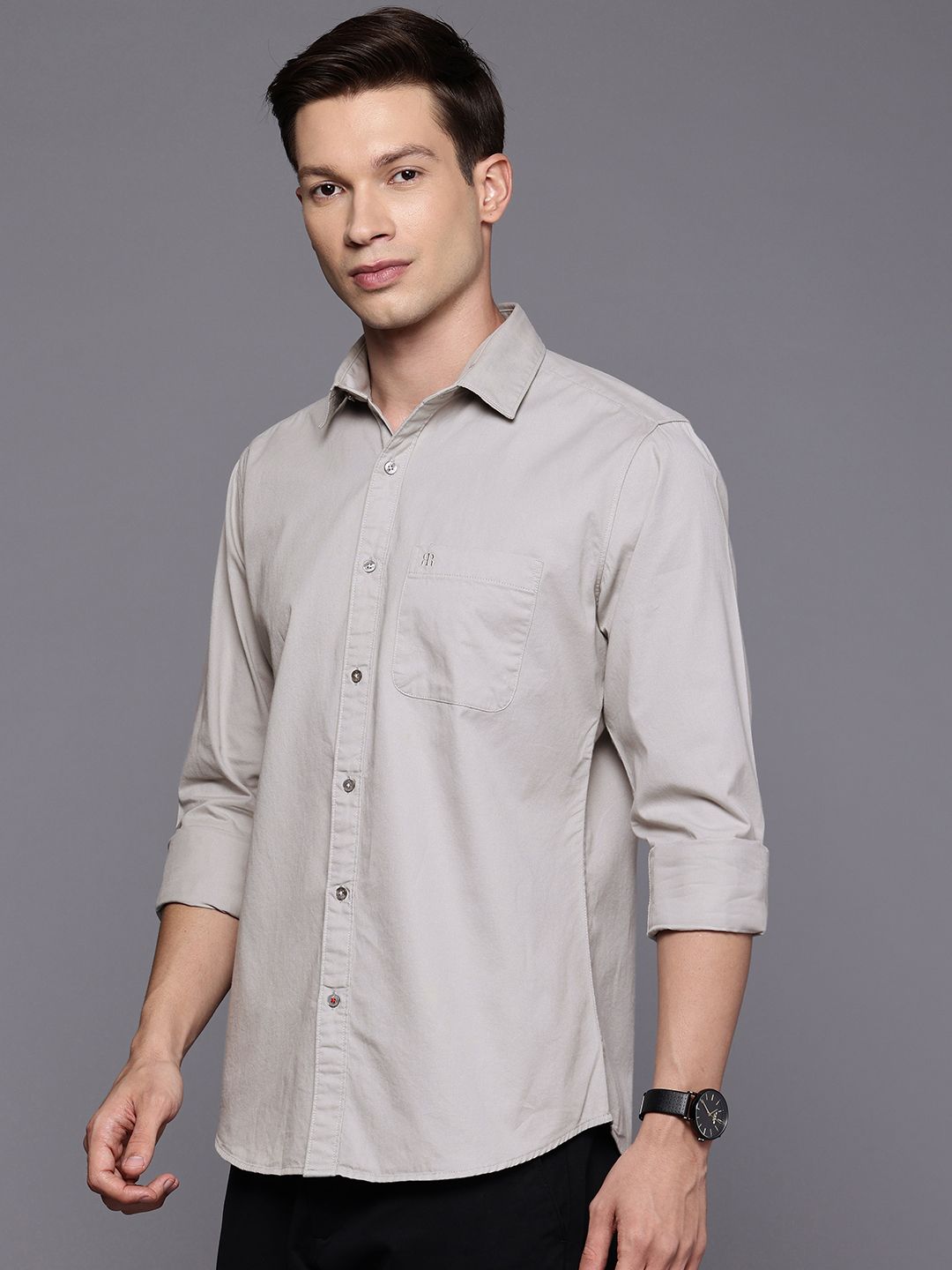 Raymond Pure Cotton Slim Fit Casual Shirt