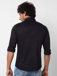 SPYKAR Spread Collar Long Sleeves Cotton Casual Shirt