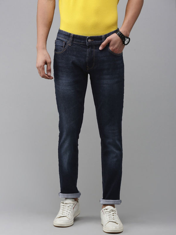SPYKAR Men Slim Fit Low-Rise Light Fade Stretchable Jeans