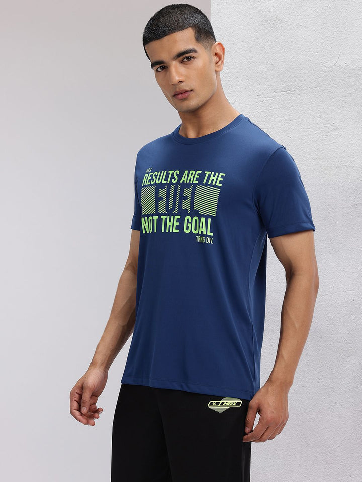 HRX by Hrithik Roshan Typography Print Regular Fit Training T-shirt
