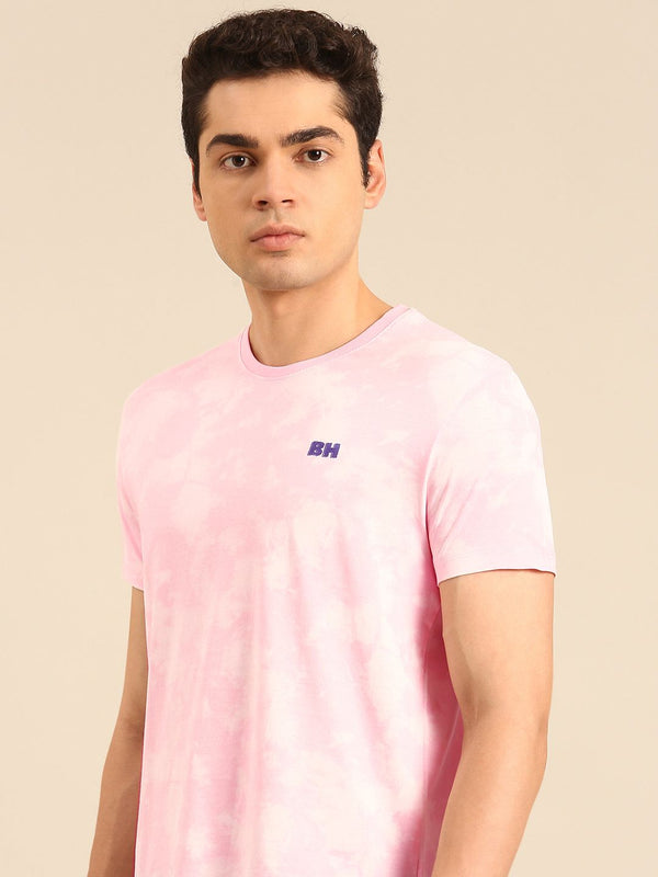 Menjadi t-shirt kapas tulen yang dicelup manusia