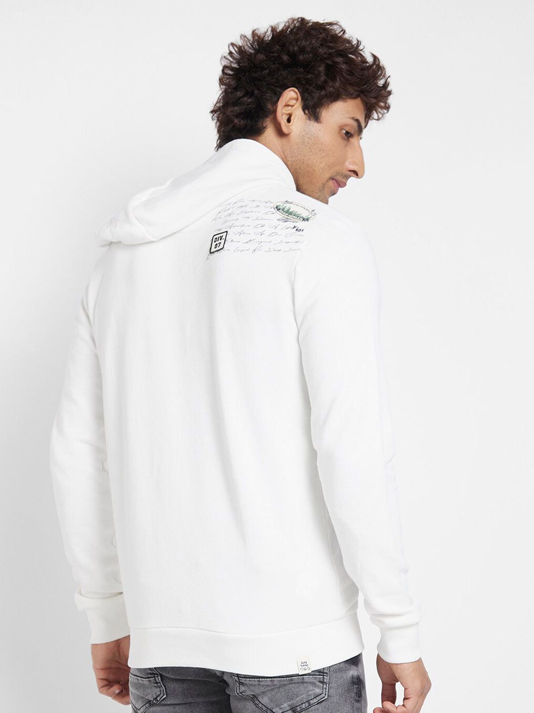 Being Human Graphic Printed Hooded Long Sleeves Sweatshirt