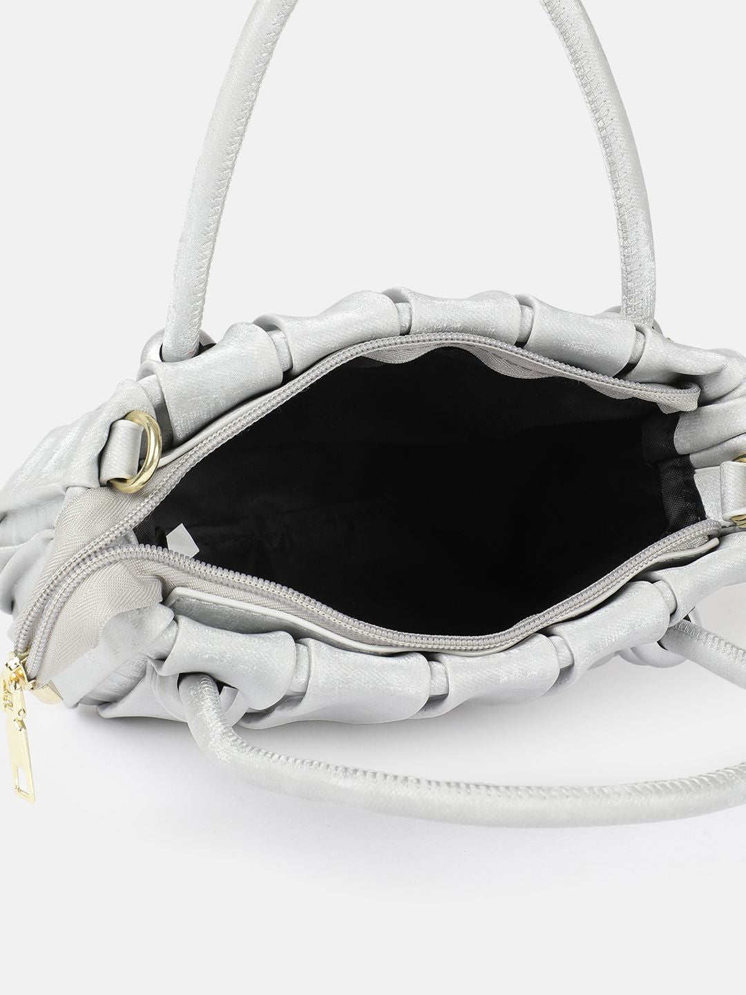 DressBerry Textured Structured Handheld Bag