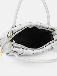 DressBerry Textured Structured Handheld Bag