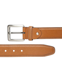 Teakwood Leathers Men Textured Leather Belt