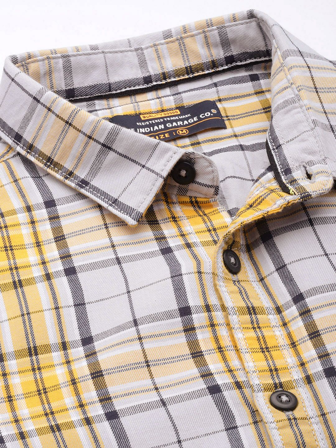 The Indian Garage Co Men Checked Casual Shirt