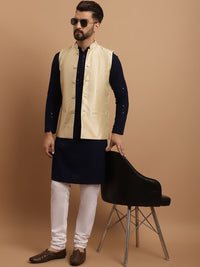 SOJANYA Embroidered Regular Pure Cotton Kurta with Pyjamas
