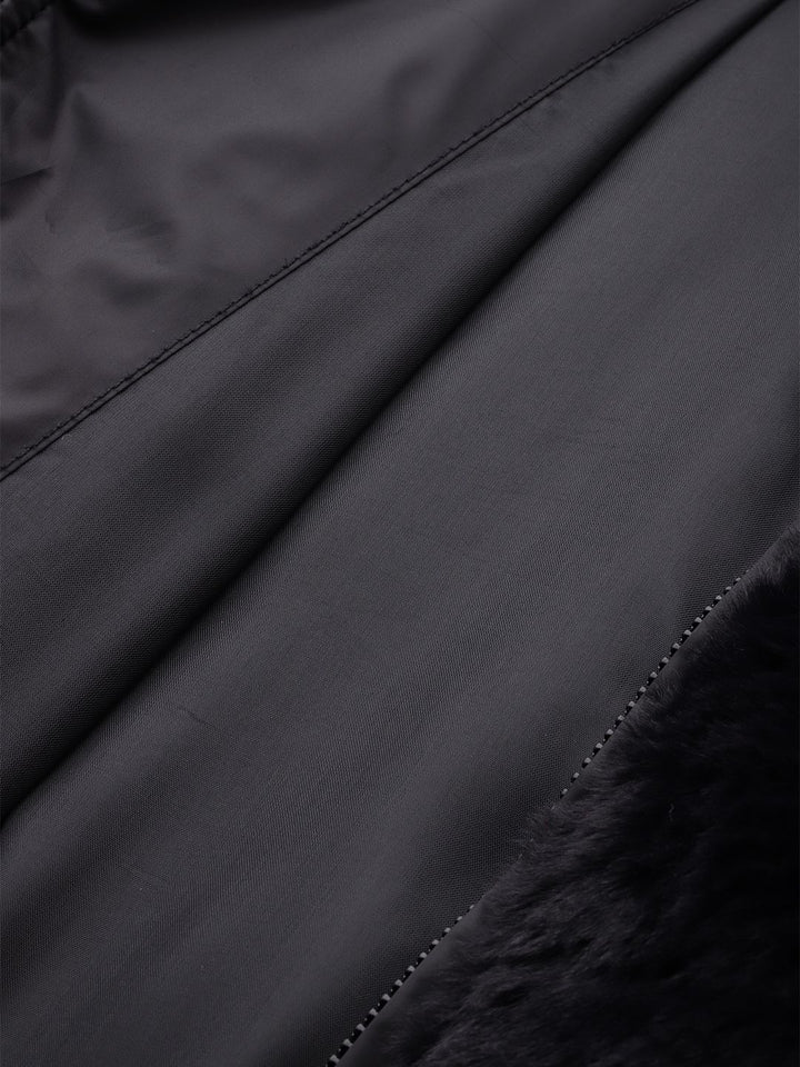 all about you Faux-Fur Detail Bomber Jacket