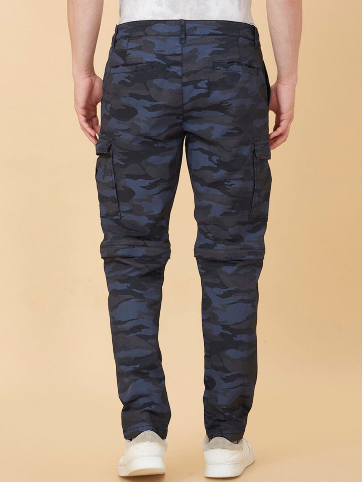Being Human Men Camouflage Printed Slim Fit Cargos
