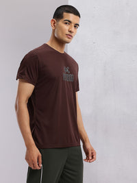 HRX by Hrithik Roshan Brand Logo Print Rapid-Dry Training T-shirt