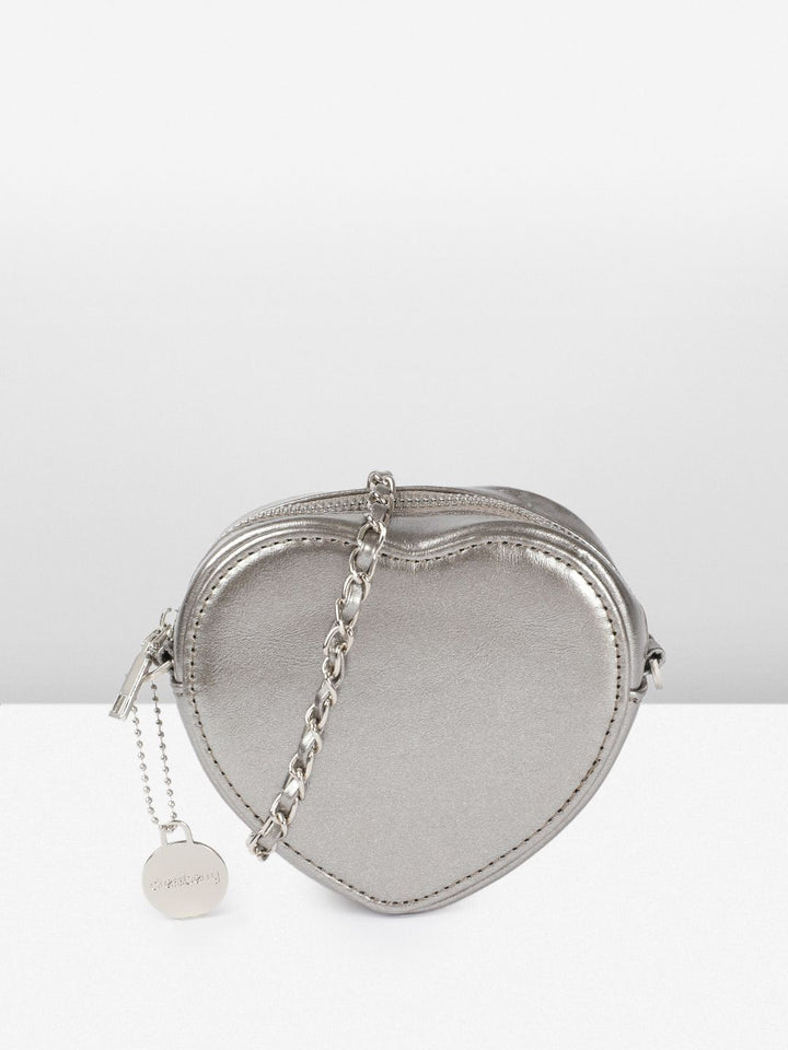 DressBerry Non-Detachable Sling Strap Structured Sling Bag