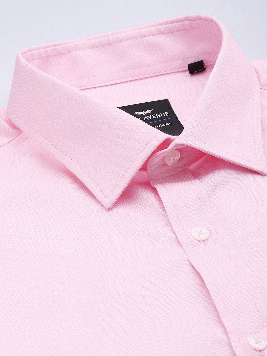 Park Avenue Slim Fit Textured Self Design Formal Shirt