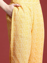 Anouk Ethnic Motifs Printed Regular Kurta With Trousers & Dupatta