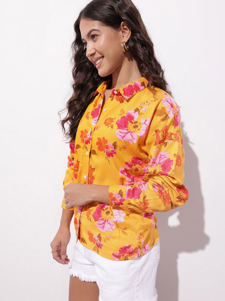 DressBerry Summer in Bloom Floral Shirt