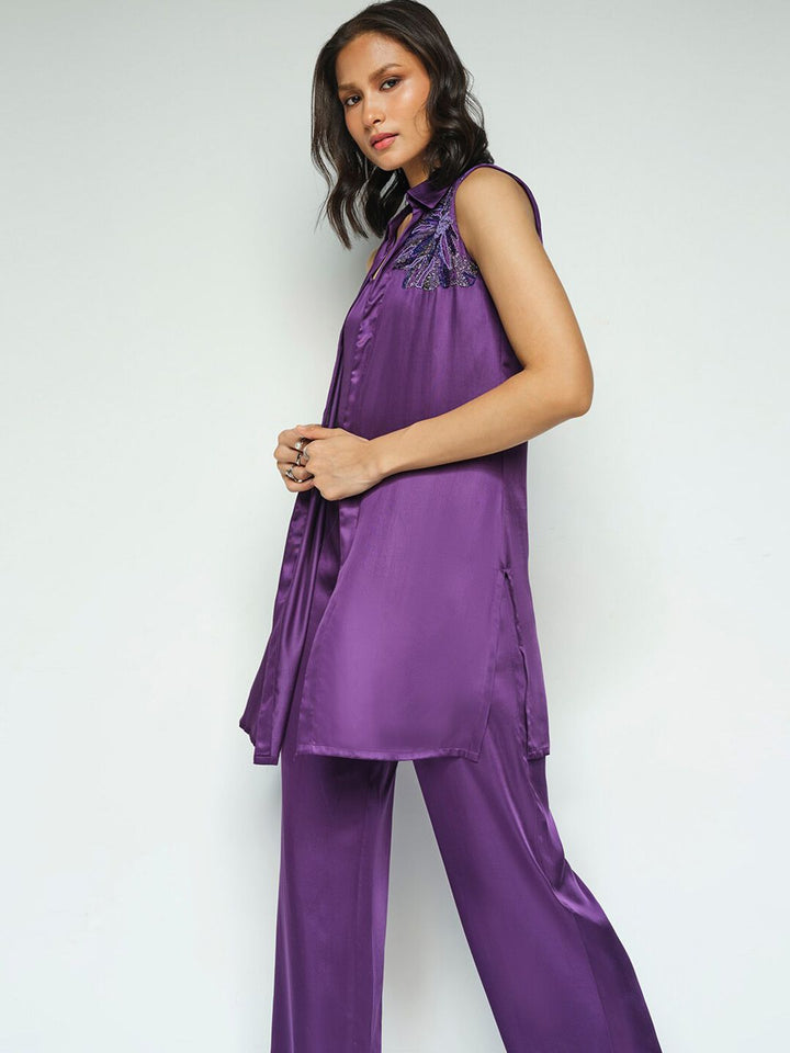 AND Shoulder Straps Top With Trousers & Jacket Co-Ords