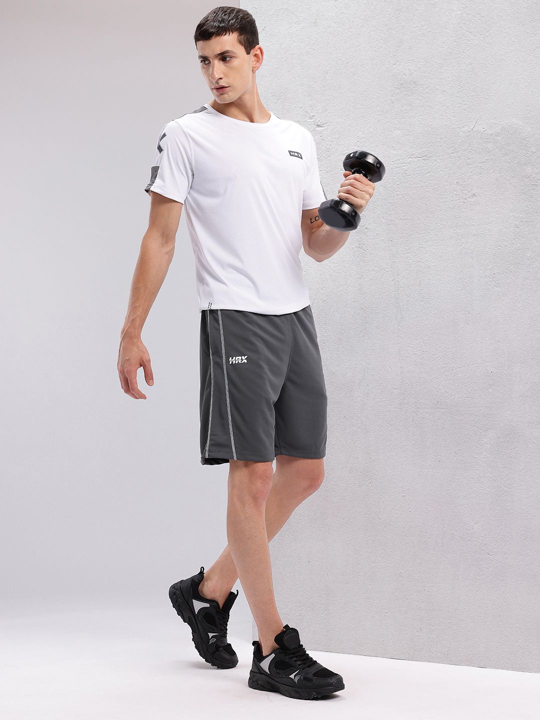 HRX by Hrithik Roshan Men Contrast Stitch Training Shorts