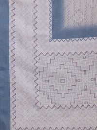 Libas Chevron Embroidered Regular Thread Work Kurta With Palazzos & Dupatta