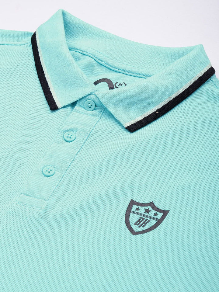 Being Human Polo Collar Pure Cotton T-shirt