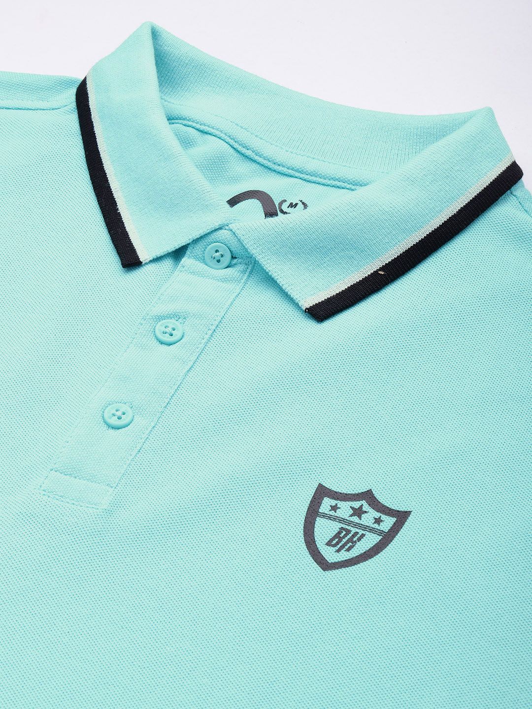Being Human Polo Collar Pure Cotton T-shirt
