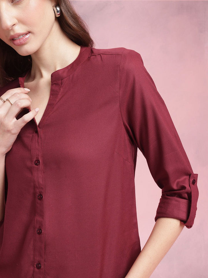 DressBerry Roll Up Sleeves Shirt