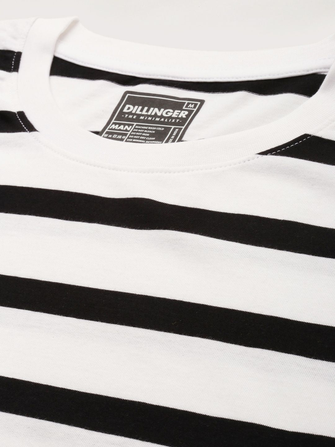 DILLINGER Men Striped Loose T-shirt