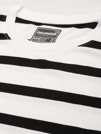 DILLINGER Men Striped Loose T-shirt