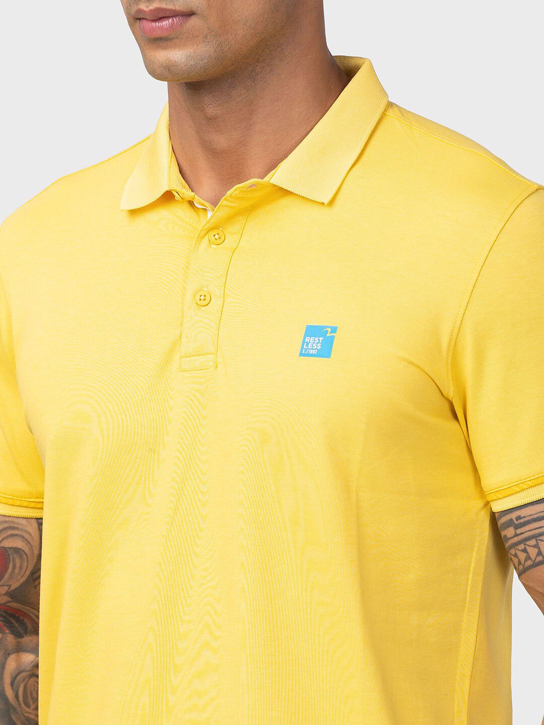 SPYKAR Men Polo Collar Cotton T-shirt