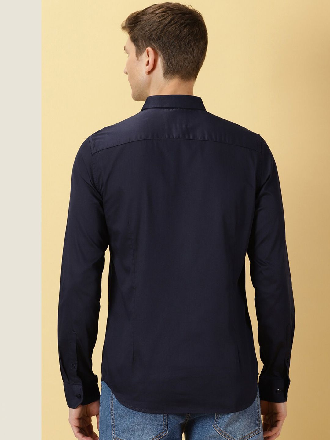 Thomas Scott Classic Slim Fit Spread Collar Casual Shirt