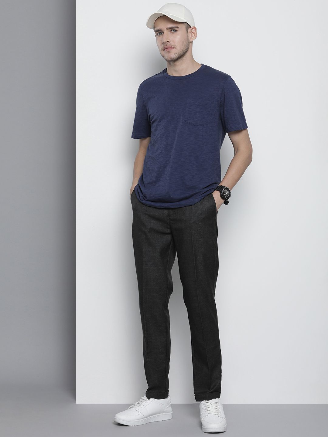 The Indian Garage Co Regular Fit Chinos Trousers
