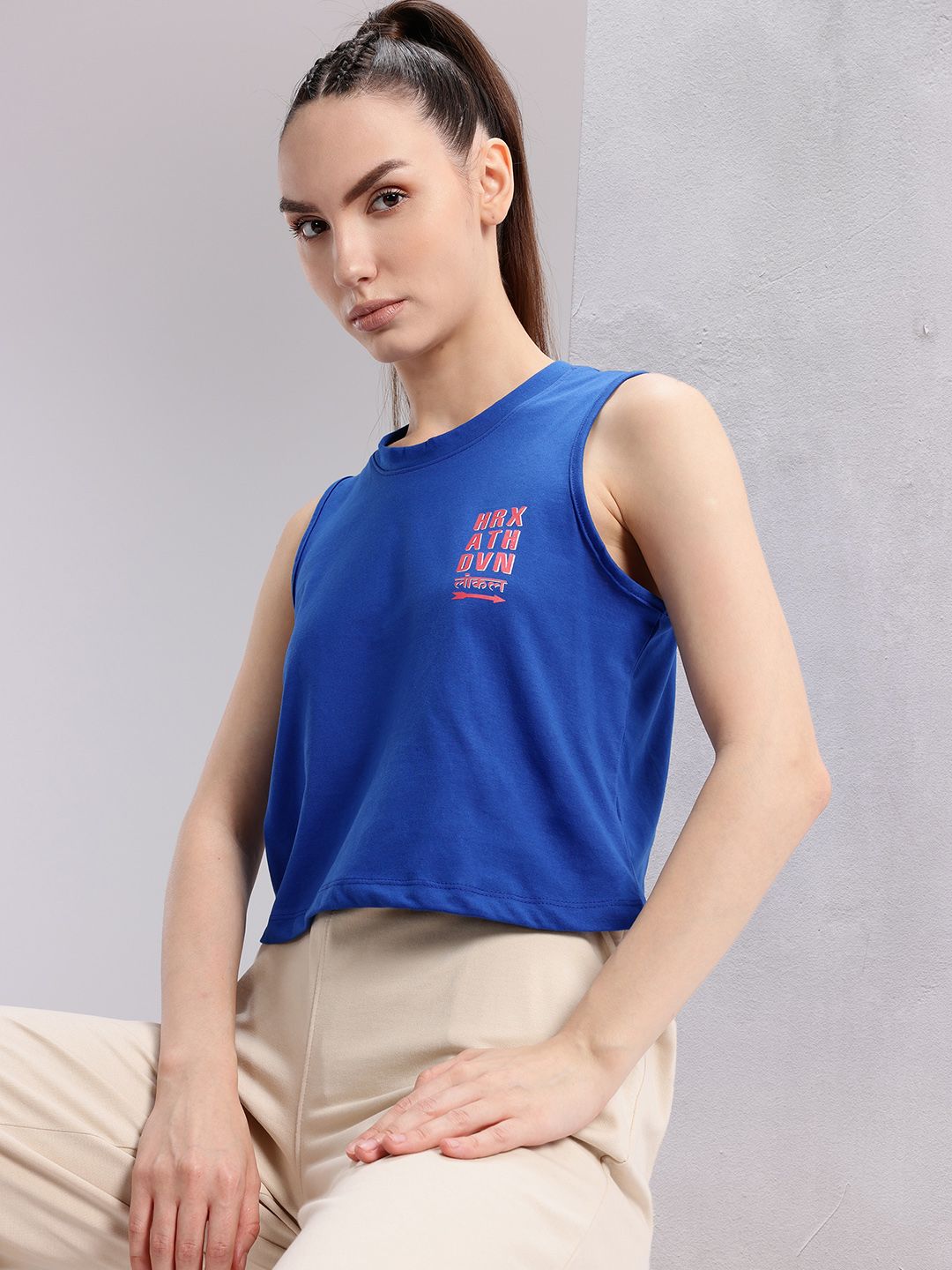 HRX by Hrithik Roshan Placement Print Lifestyle T-shirt